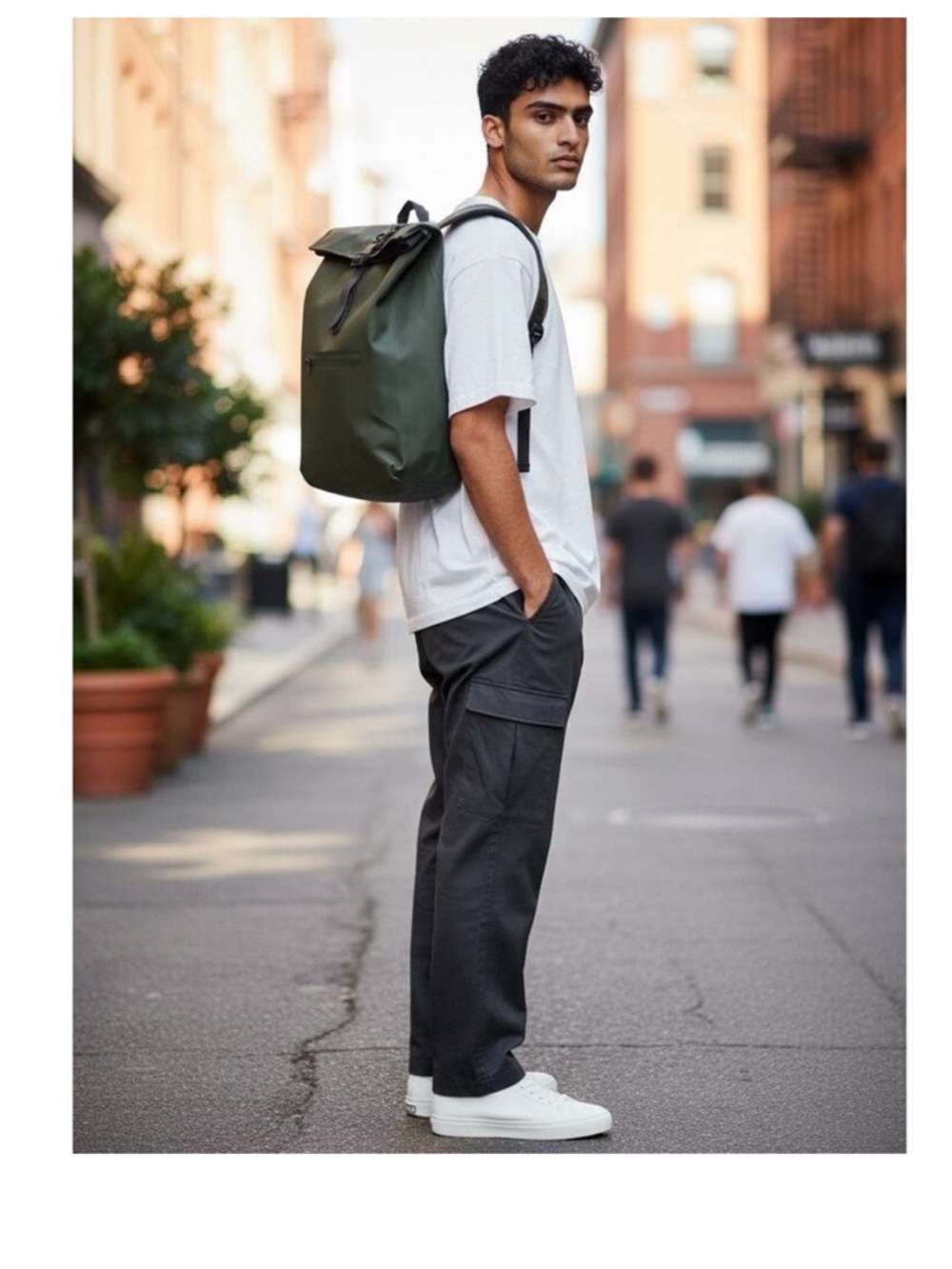 RAINS Rolltop Rucksack Backpack